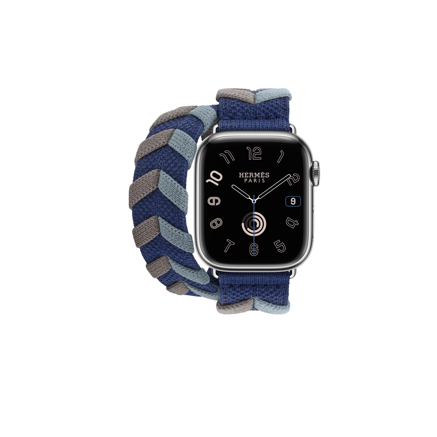 ساعة Apple Watch Hermès - 41 ملم Rouge H Bridon Double Tour 