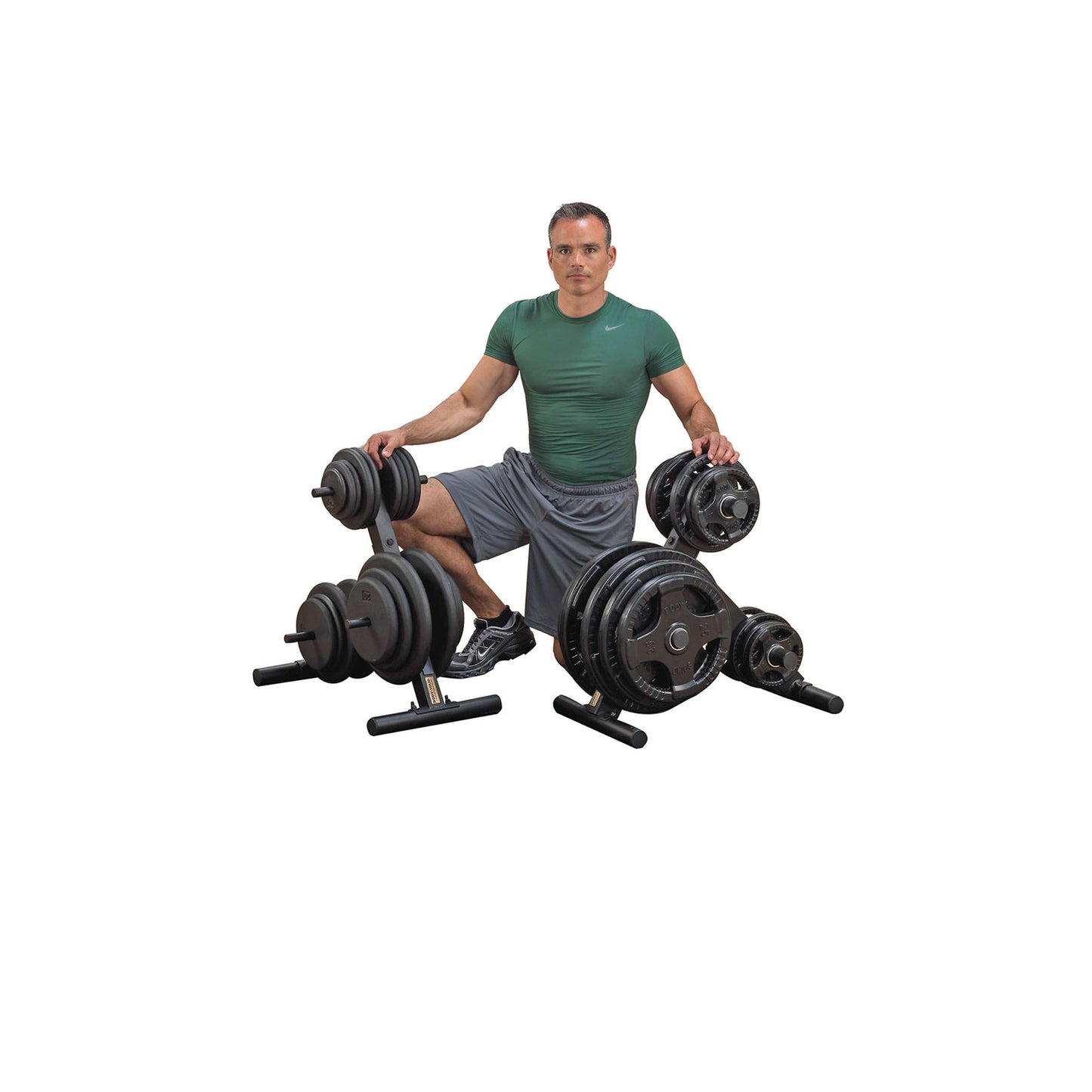 Body-Solid EZ-Load Weight Tree for Standard Weight Plates