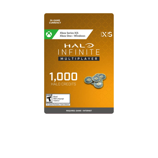 Halo Infinite – 1,000 رصيد Halo – Xbox Series X|S، Xbox One، Windows [الرمز الرقمي] 
