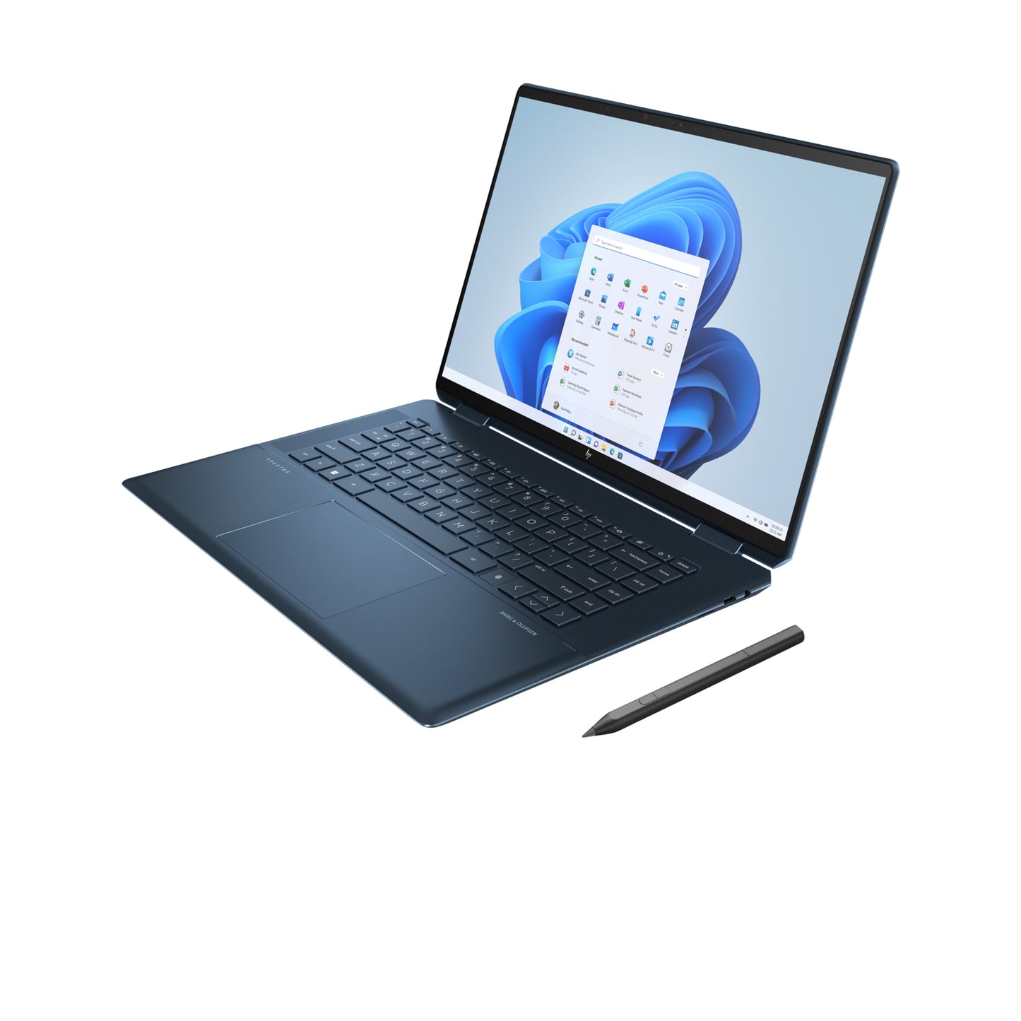 كمبيوتر محمول HP Spectre x360 2 في 1 16-f2097nr، نظام التشغيل Windows 11 Home، شاشة لمس 16 بوصة، Intel® Core™ i7، ذاكرة الوصول العشوائي 16 جيجابايت، SSD 2 تيرابايت، Intel® Arc™ A370M، UHD+، أزرق فاتح 