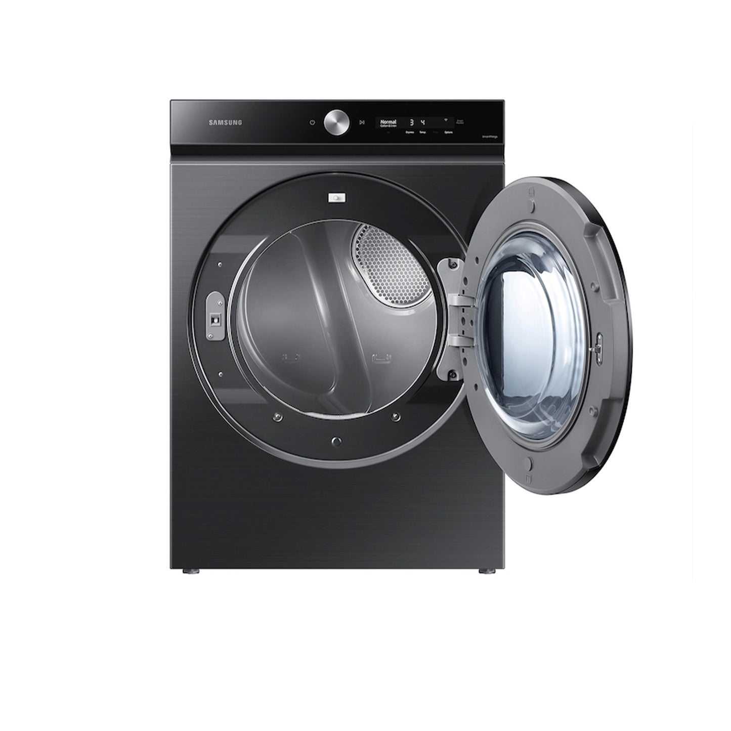 Bespoke 7.6 cu. ft. Ultra Capacity Gas Dryer with Super Speed Dry and AI Smart Dial in Brushed Black