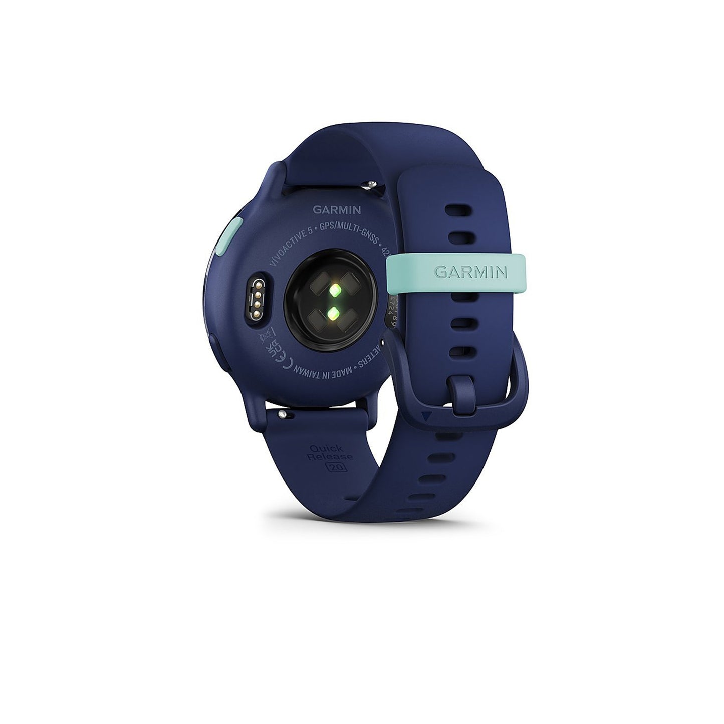 Garmin - vívoactive 5 GPS Smartwatch 42 mm Fiber-reinforced polymer - Metallic Navy Aluminum and Navy