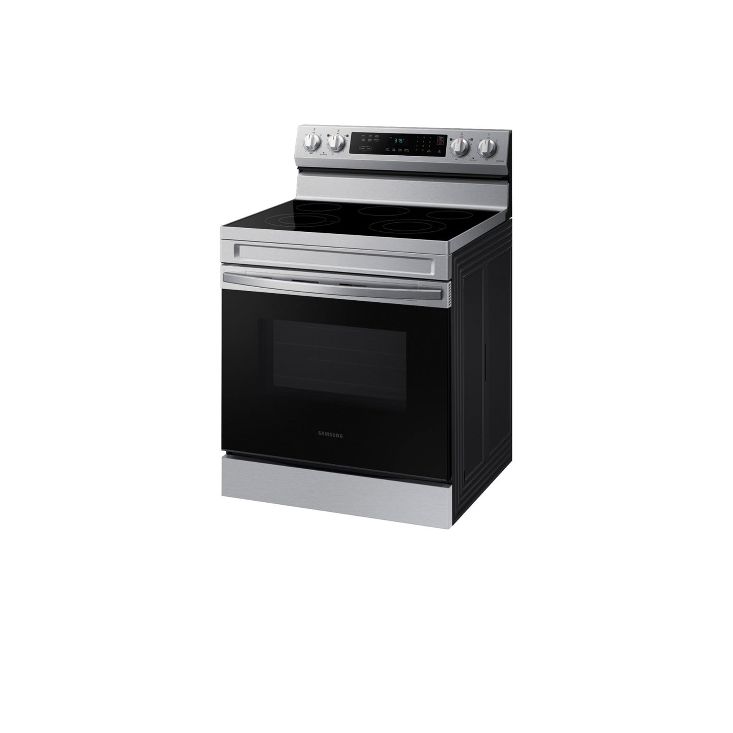 6.3 cu. ft. Smart Freestanding Electric Range with Rapid Boil™ & Self Clean in Stainless Steel.