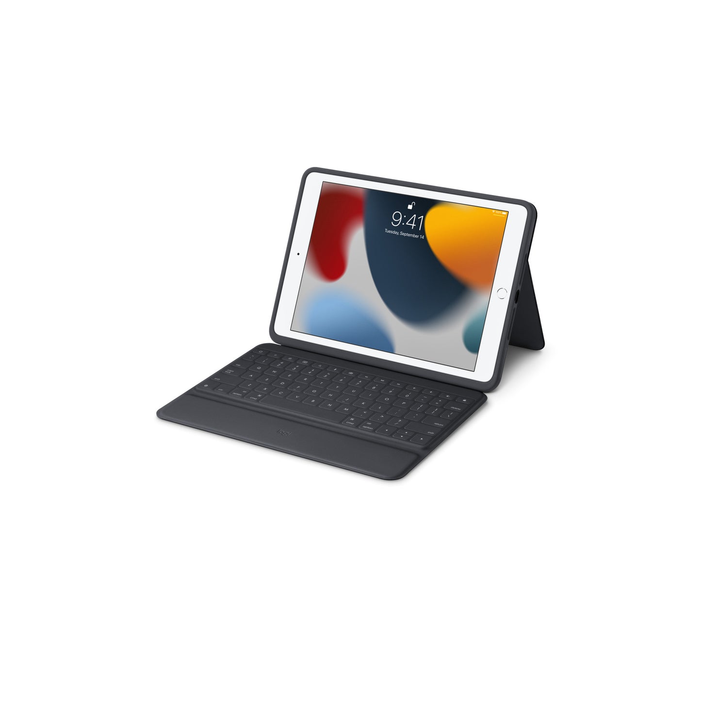 Logitech Rugged Keyboard Folio لجهاز iPad (الجيل التاسع) 