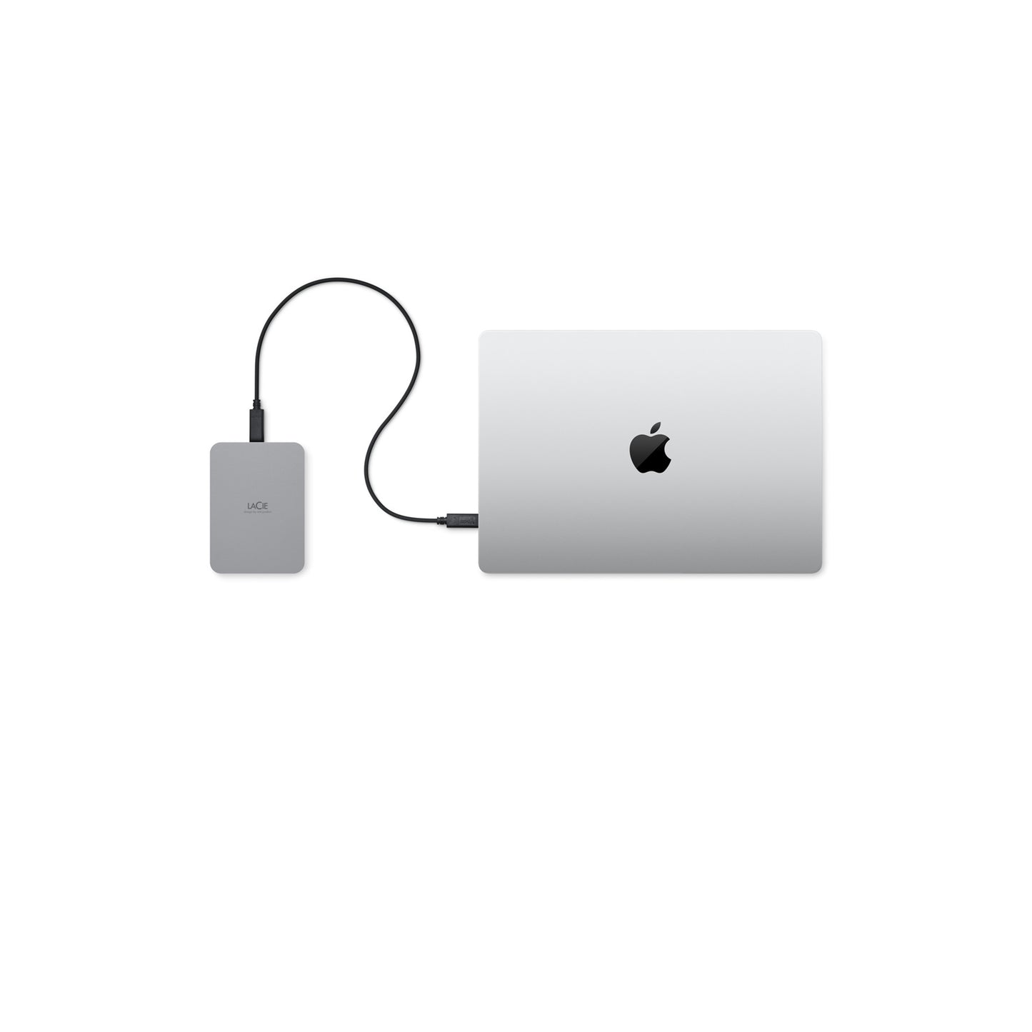 محرك الأقراص المحمول LaCie آمن USB-C سعة 4 تيرابايت مع الإنقاذ 