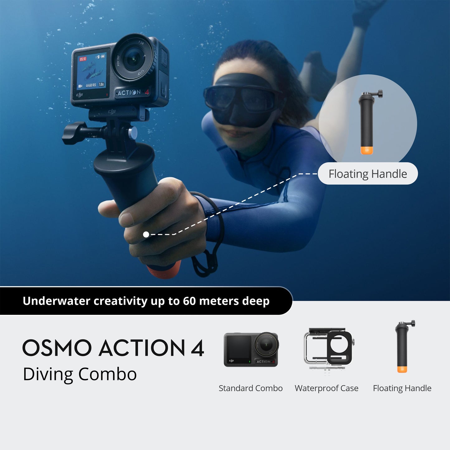 Osmo Action 4 Diving Combo