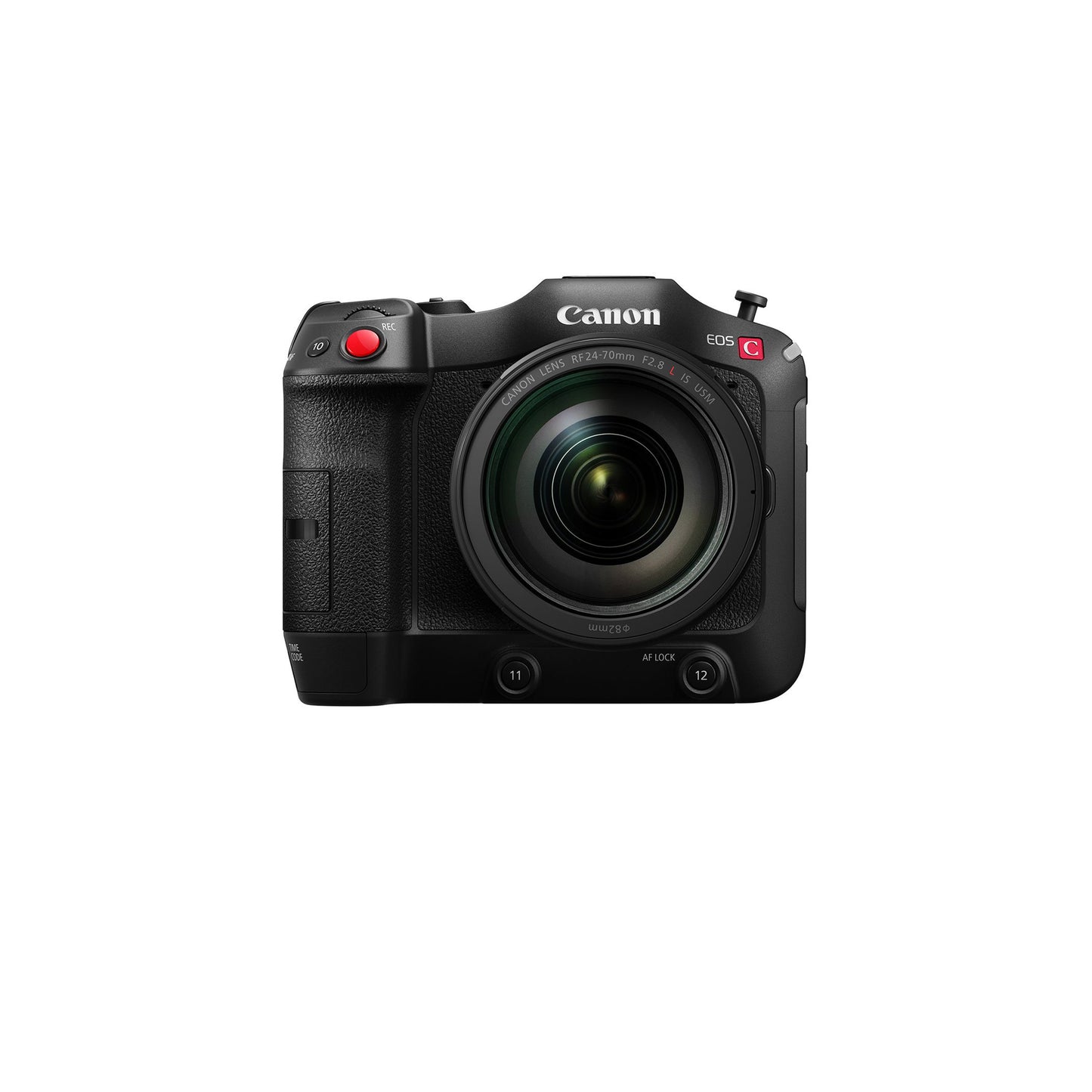 Canon - EOS C70 4K Video Mirrorless Cinema Camera with RF 24-70 f/2.8 L IS USM Lens - Black.