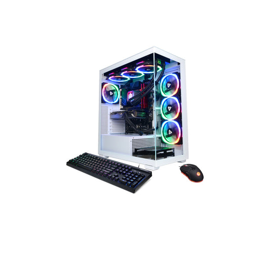 CyberPowerPC Gamer Supreme Liquid Cool SLC10780CPGV5 Desktop Computer (White)