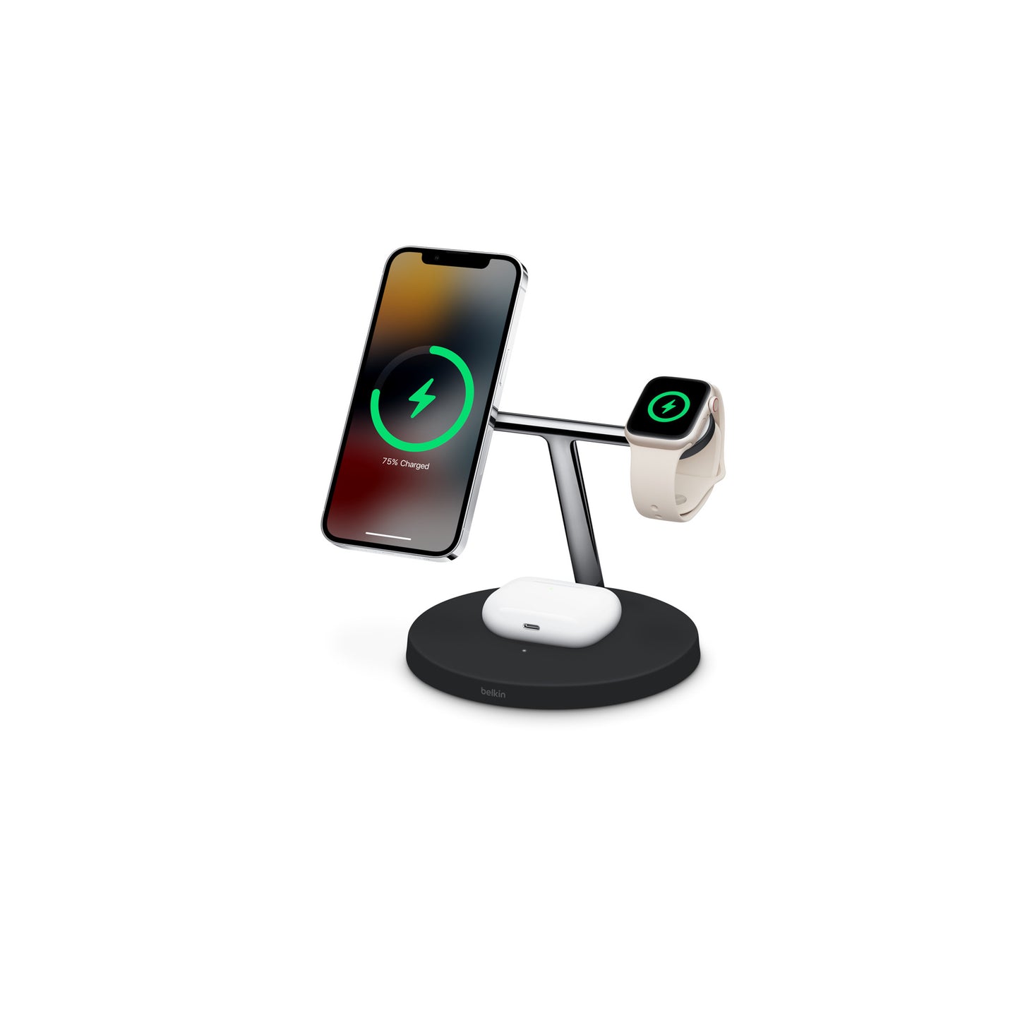 Belkin BOOST↑CHARGE PRO 3-in-1 Wireless Charging Stand with MagSafe