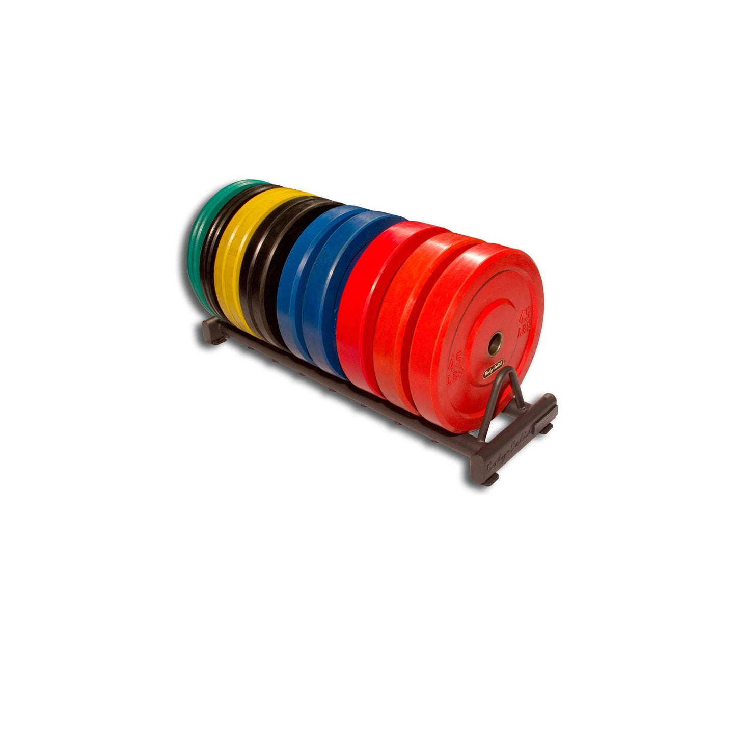 Body-Solid Horizontal Bumper Plate Rack