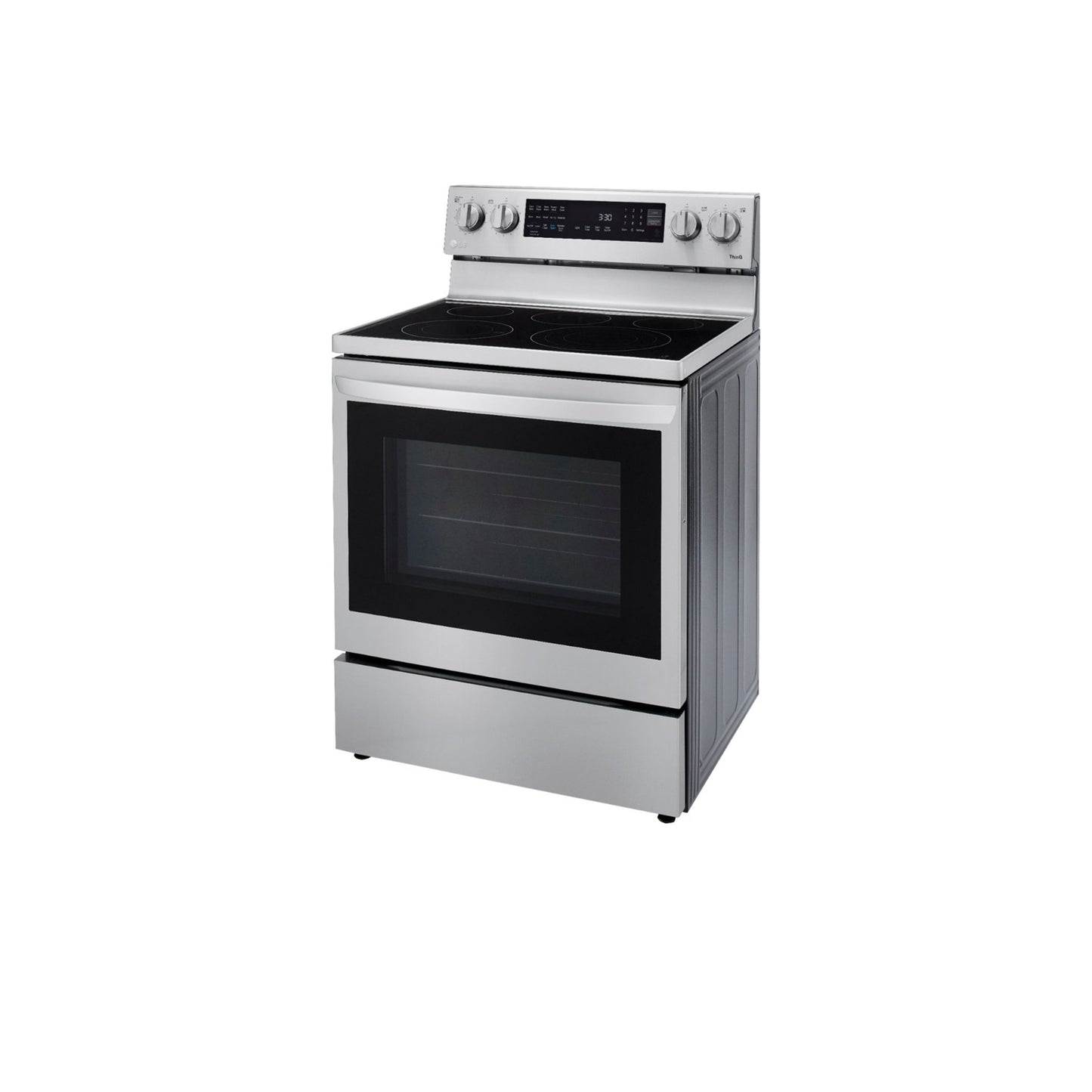 6.3 cu ft. Smart Wi-Fi Enabled True Convection InstaView® Electric Range with Air Fry