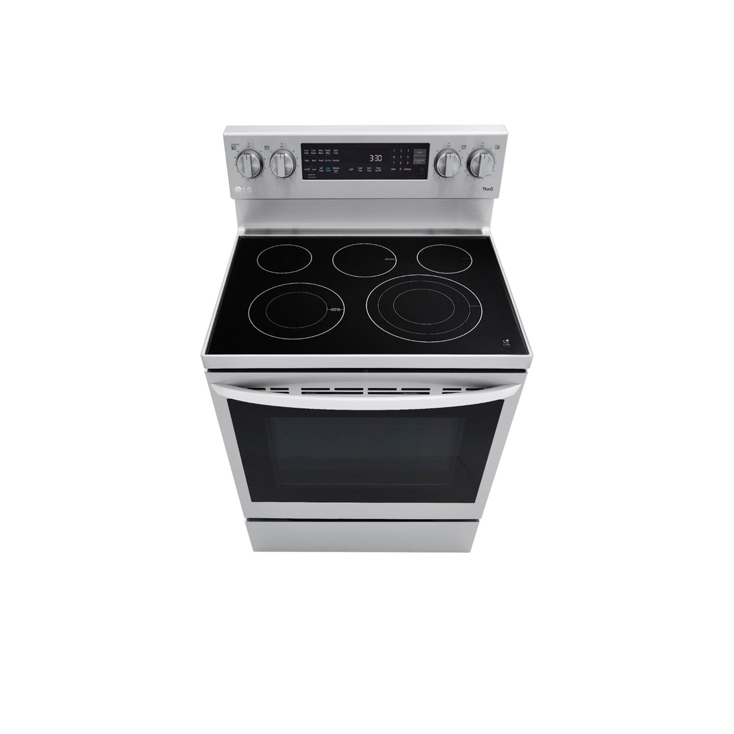 6.3 cu ft. Smart Wi-Fi Enabled True Convection InstaView® Electric Range with Air Fry