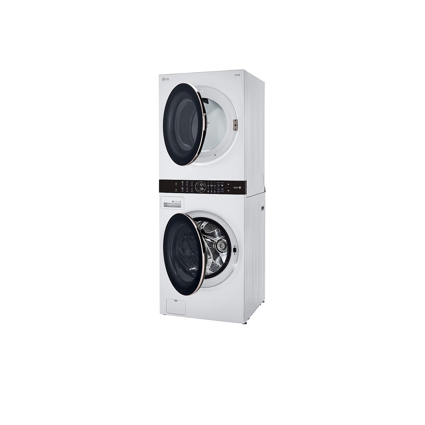 Single Unit Front Load LG WashTower™ with Center Control™ 4.5 cu. ft. Washer and 7.4 cu. ft. Gas Dryer