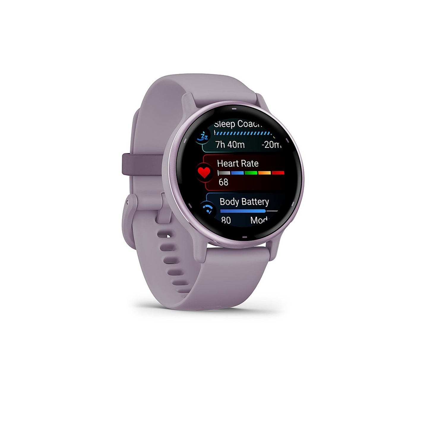 Garmin - vívoactive 5 GPS Smartwatch 42 mm Fiber-reinforced polymer - Metallic Orchid Aluminum and Orchid