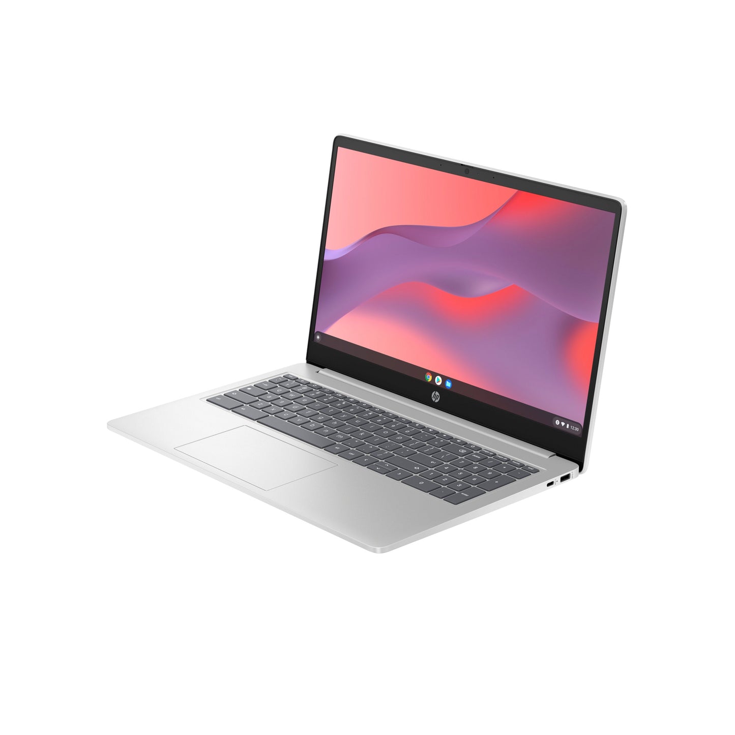 HP Chromebook، نظام تشغيل Chrome، 15.6 بوصة، Intel® Core™ i3، ذاكرة الوصول العشوائي 8 جيجابايت، 128 جيجابايت UFS، FHD 