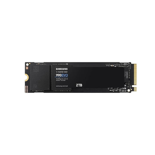 Samsung 990 EVO SSD 2TB, PCIe Gen 4x4, Gen 5x2 M.2 2280 NVMe Internal Solid State Drive, Speeds Up to 5,000MB/s, Upgrade Storage for PC Computer, Laptop, MZ-V9E2T0B/AM, Black