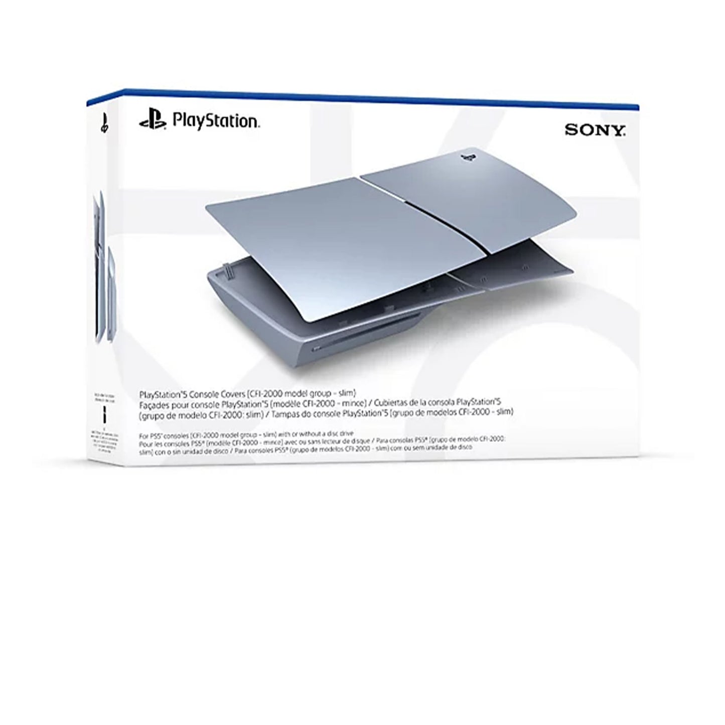 PS5™ Console Covers (model group - slim) - Sterling Silver