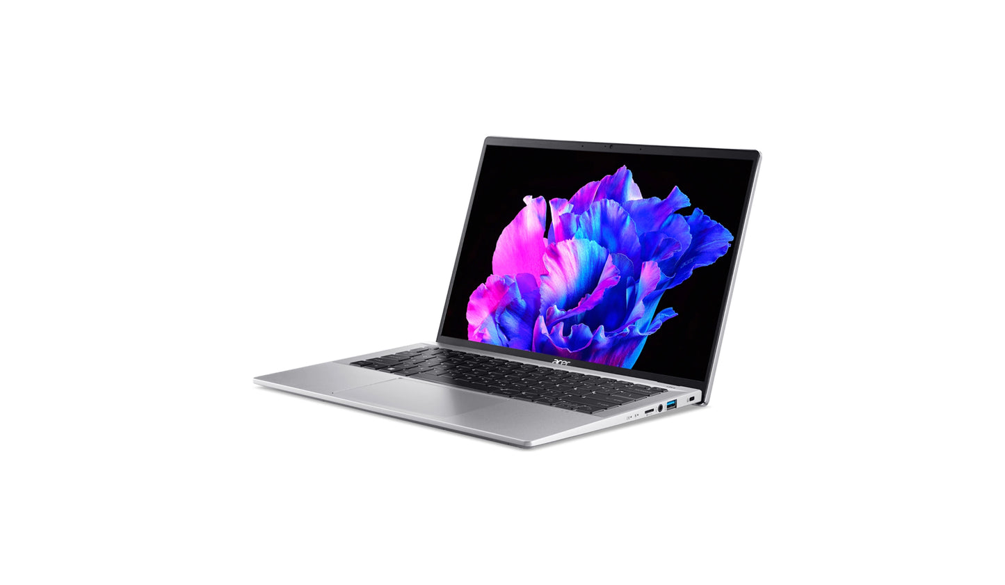 Swift Go Laptop, Intel® Core™ i5-1335U processor Dodeca-core 1.30 GHz, 8 GB RAM, 512 GB SSD.