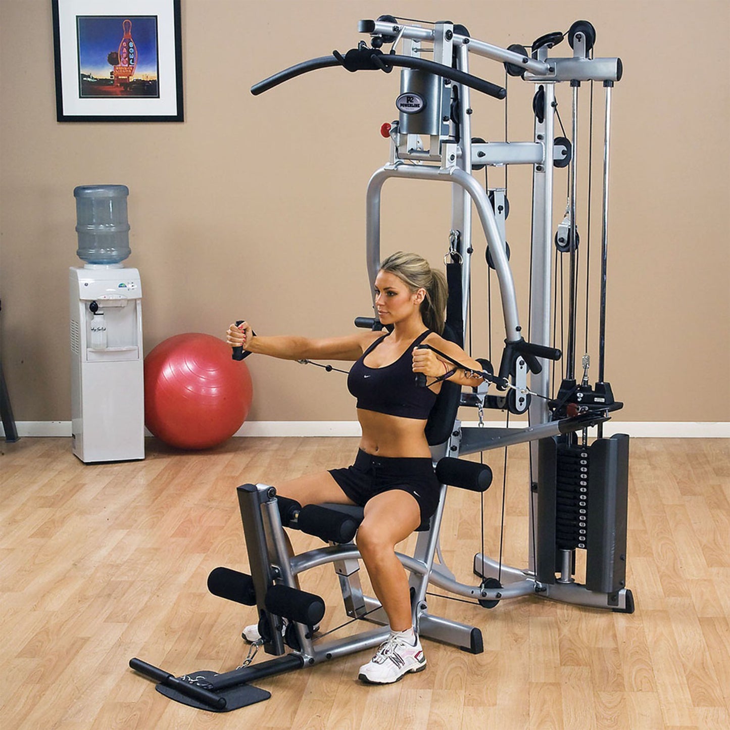 Powerline P2X Multi-Station Home Gym with Functional Training Arms With No Leg Press