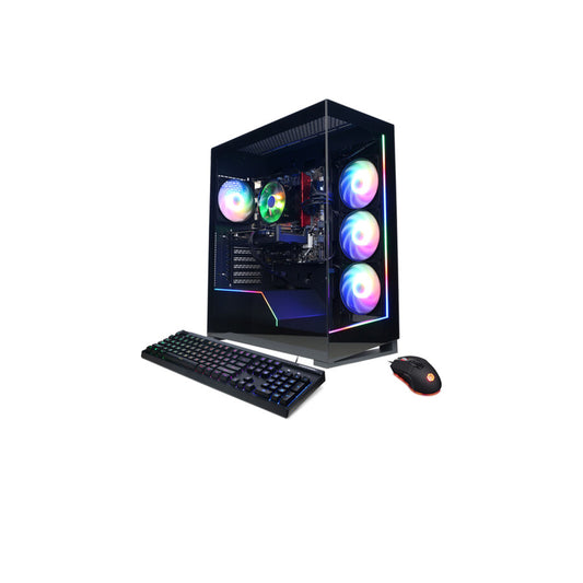 كمبيوتر مكتبي CyberPowerPC Gamer Master GMAI3200CPG (أسود) 