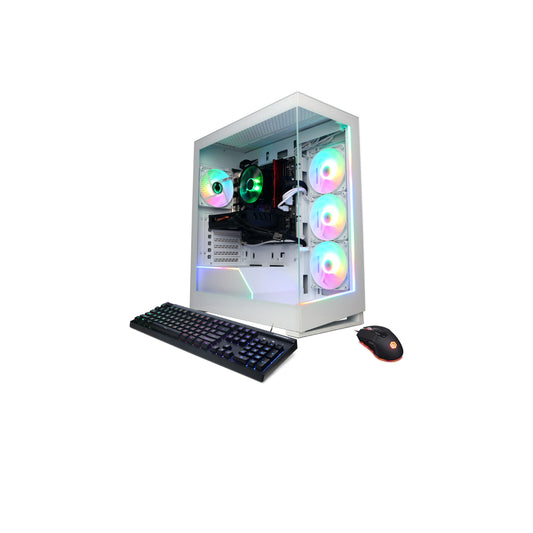 CyberPowerPC Gamer Supreme Liquid Cool GMAI3800CPG Desktop Computer (White)