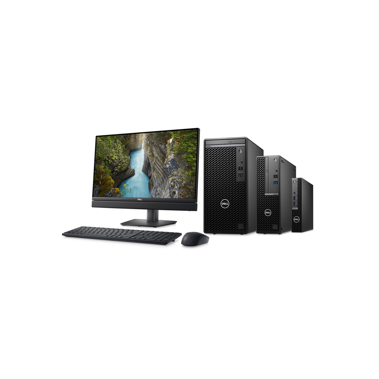 جهاز OptiPlex الكل في واحد [سعة تخزين 256 جيجابايت SSD - ذاكرة 8 جيجا بايت: - الجيل الثالث عشر i5-13500T] 