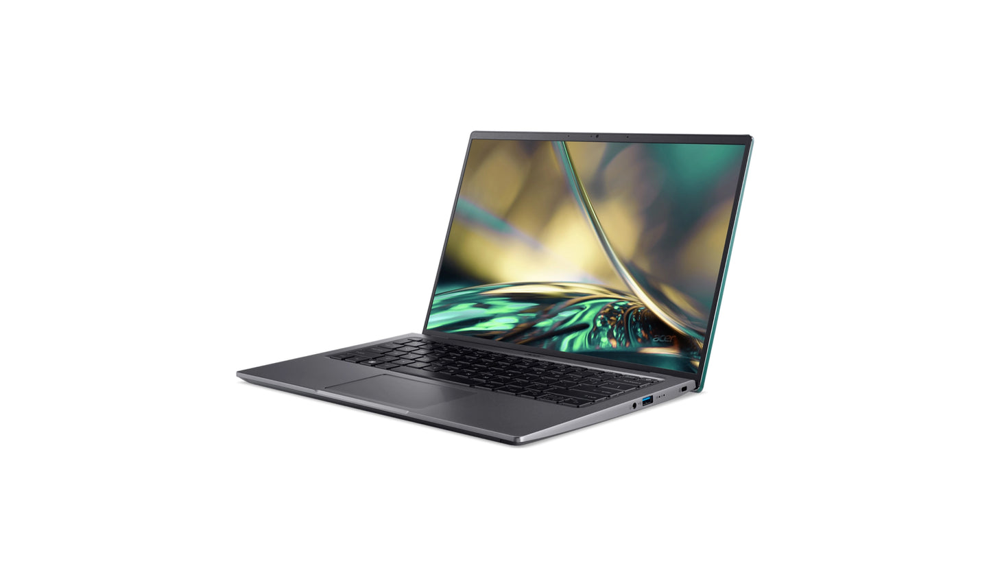 Swift X Laptop, Intel® Core™ i7-1260P processor Dodeca-core 2.10 GHz, 16 GB RAM, 512 GB SSD.