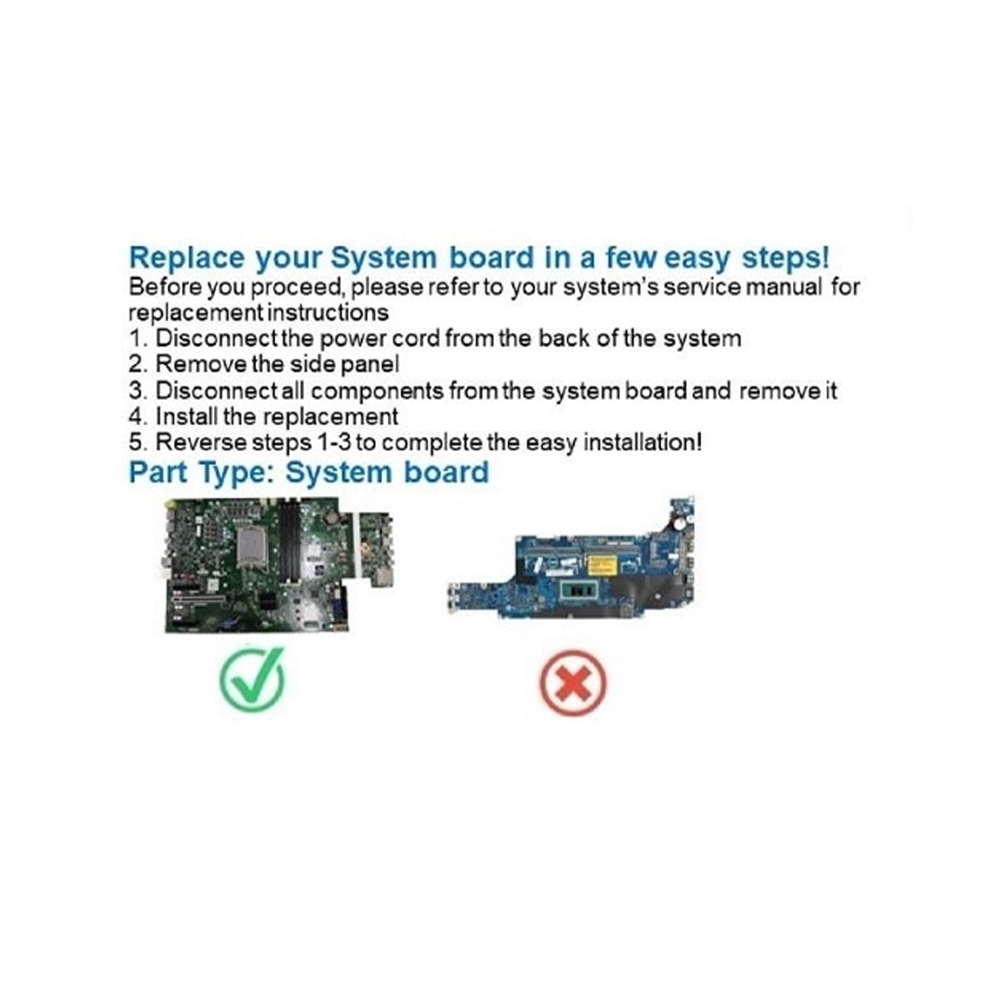 Dell Motherboard Assembly for OptiPlex 3000