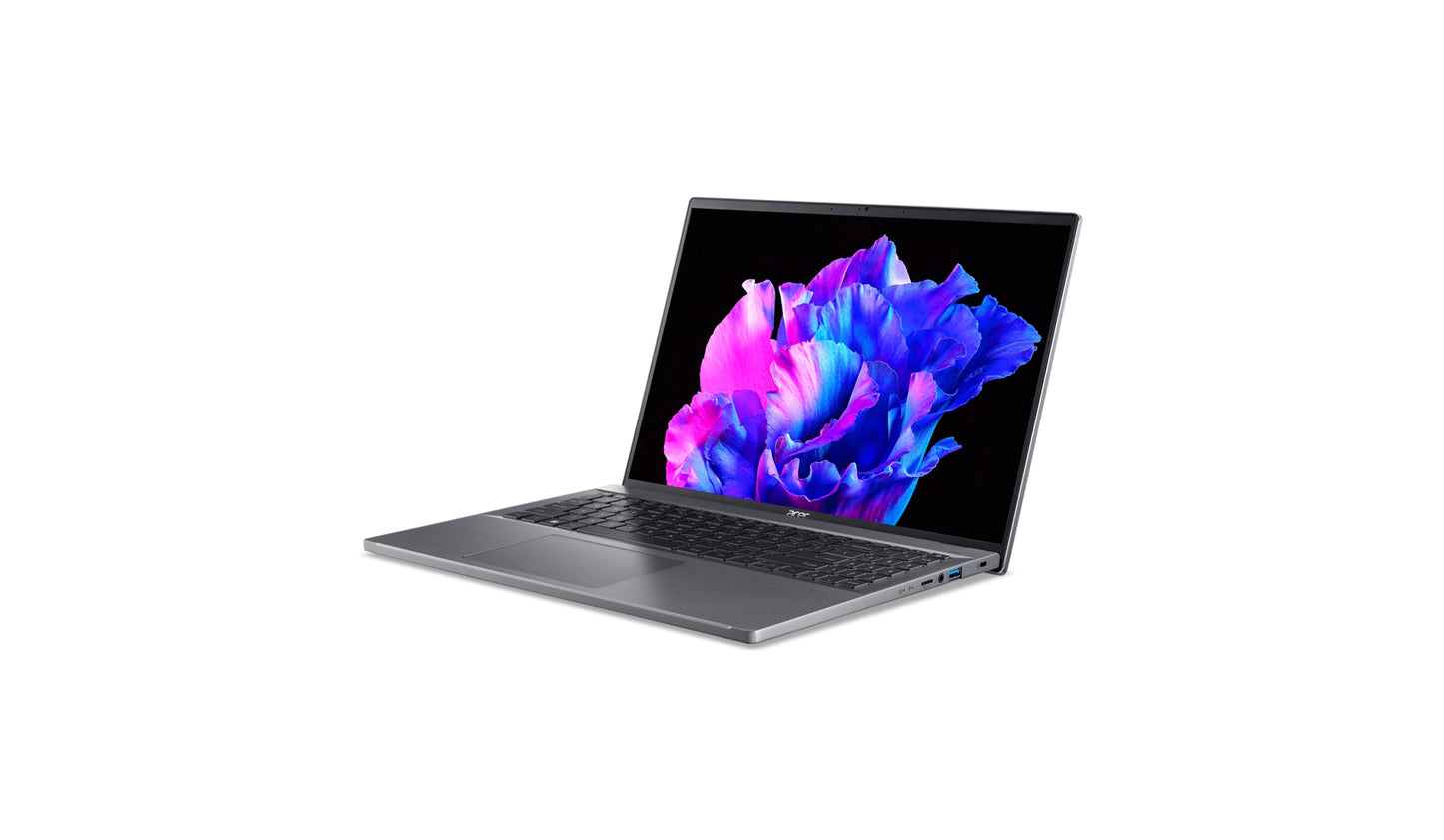 Swift Go Laptop, Intel® Core™ i5-1335U processor Deca-core 1.30 GHz, 8 GB RAM, 512 GB SSD.