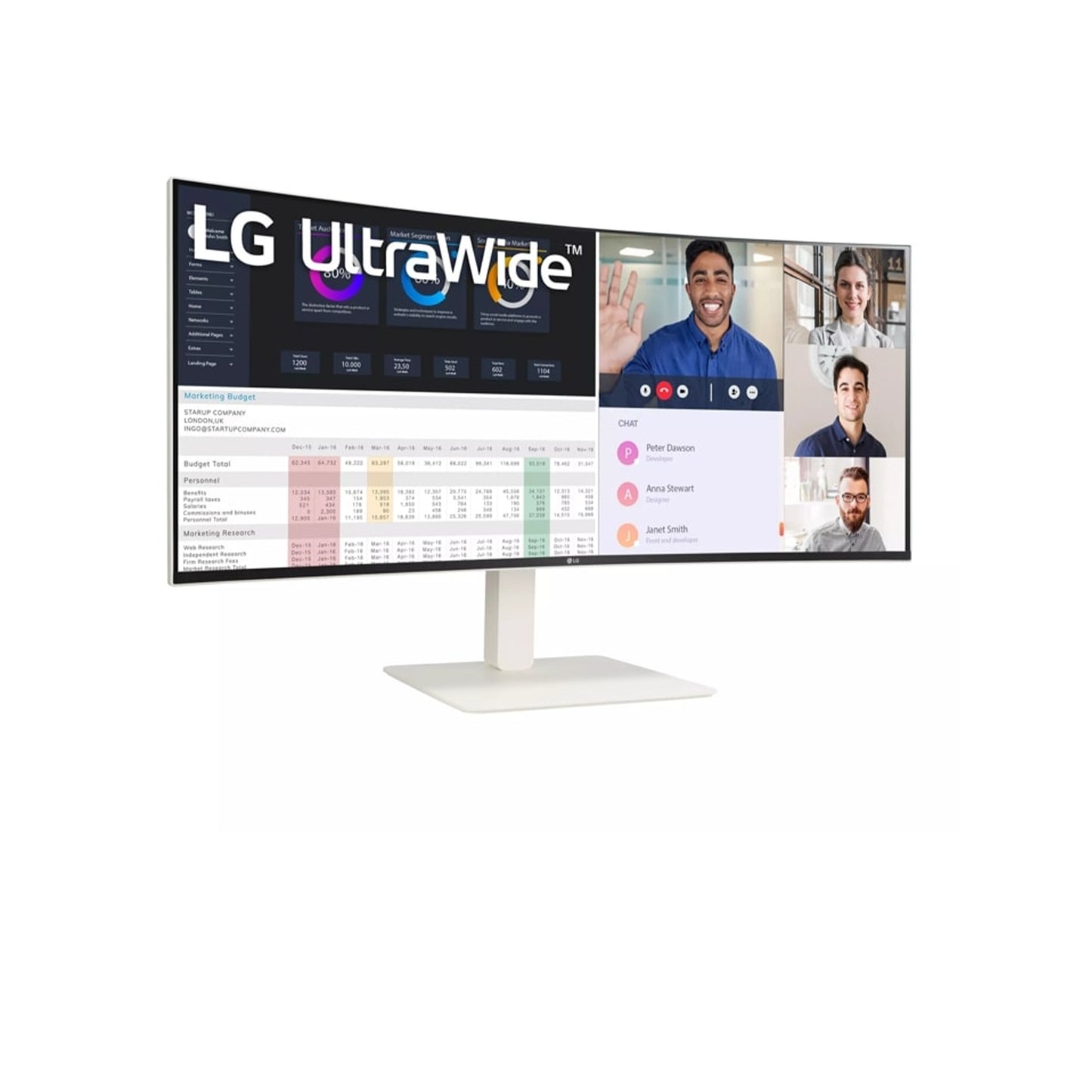 38" UltraWide™ Curved Monitor with WQHD Nano IPS Display with VESA DisplayHDR 600 and 144Hz Refresh Rate