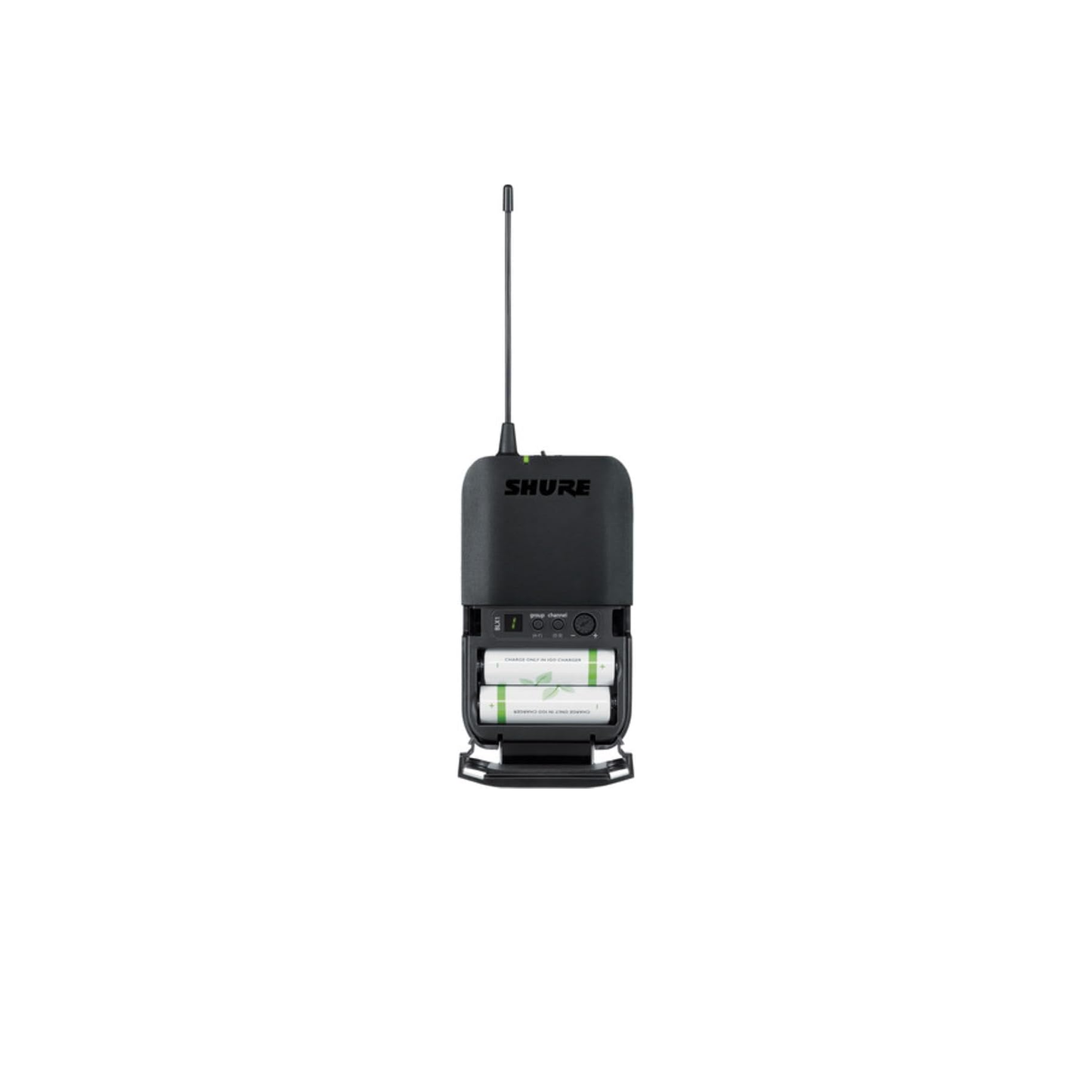 نظام الميكروفون اللاسلكي Shure BLX14/SM31 UHF - مثالي للياقة البدنية والتمارين الرياضية - عمر البطارية 14 ساعة، نطاق 300 قدم | تتضمن ميكروفون سماعة رأس للياقة البدنية SM31FH، وجهاز استقبال أحادي القناة | فرقة H10 