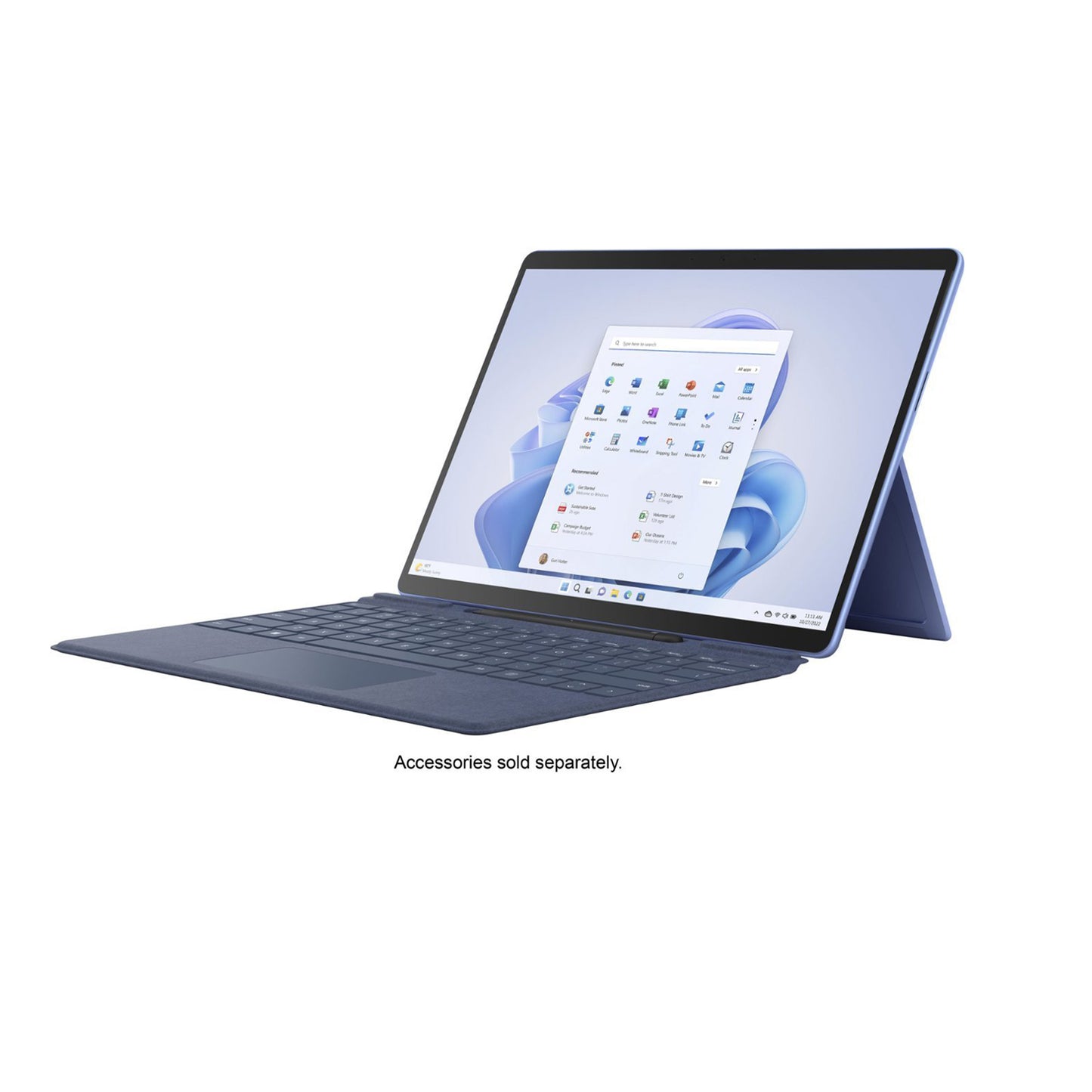 Microsoft - Surface Pro 9 - 13" Touch-Screen - Intel Evo Platform Core i7 - 16GB Memory - 256GB SSD - Device Only (Latest Model) - Sapphire