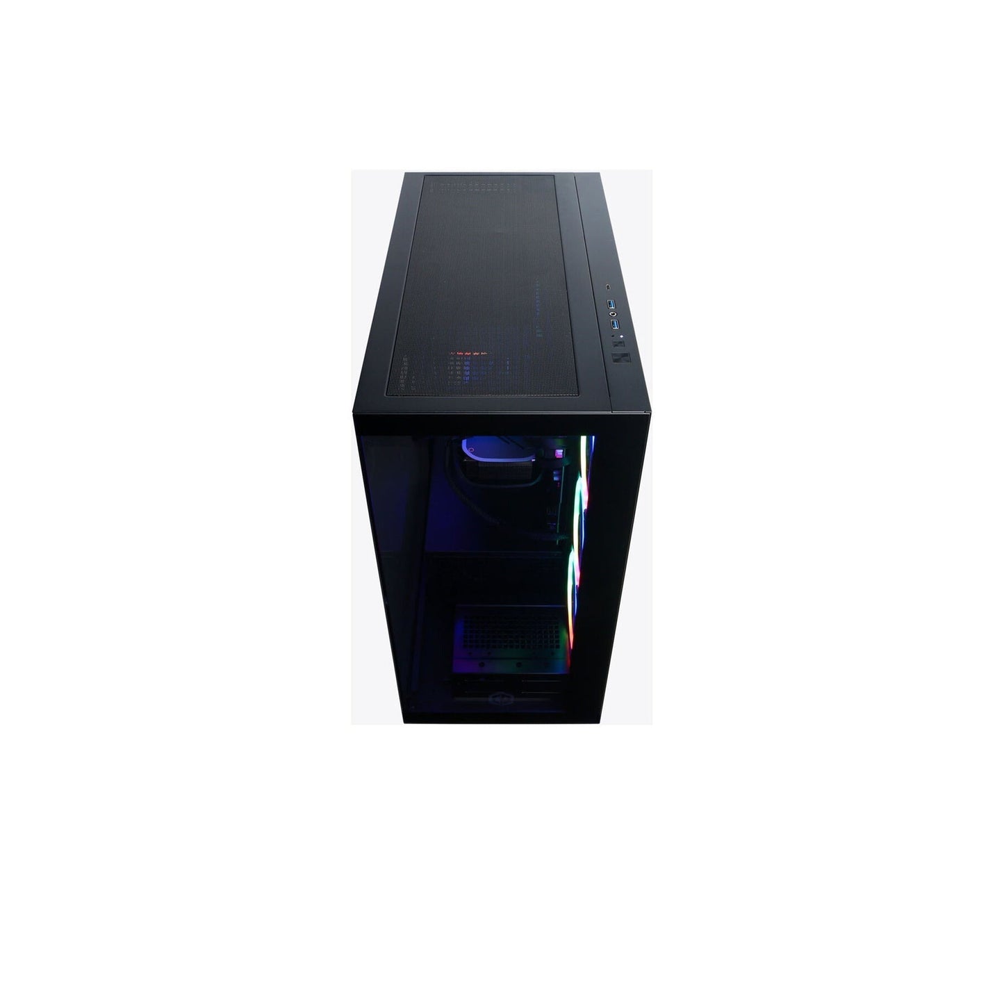 كمبيوتر مكتبي CyberPowerPC Gamer Supreme Liquid Cool SLC10640CPGV3 (أسود) 