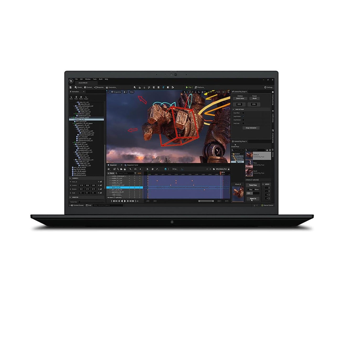 محطة العمل المحمولة ThinkPad P1 Gen 6 Intel (16 بوصة) - أسود