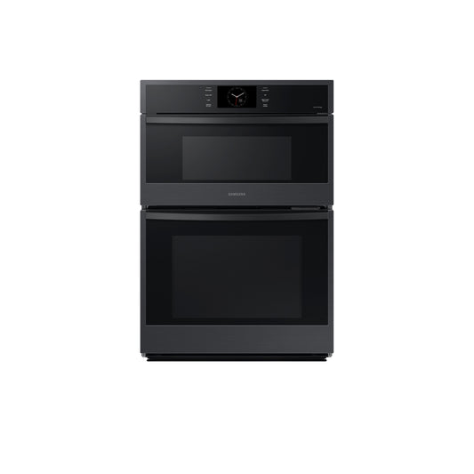 30" Microwave Combination Wall Oven with Steam Cook in Matte Black
