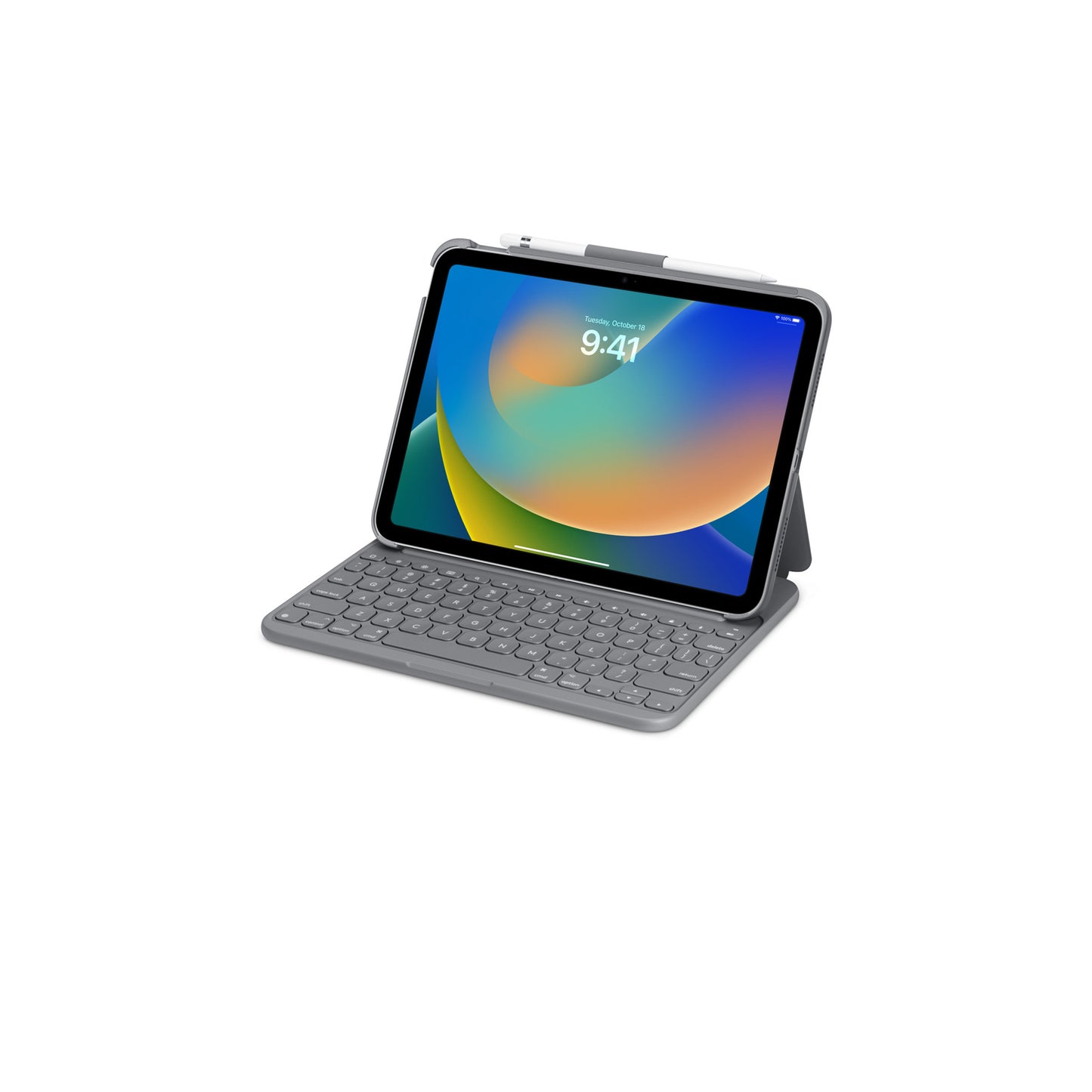 لوحة مفاتيح Logitech Slim Folio لجهاز iPad (الجيل العاشر) 