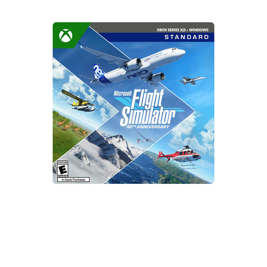 Microsoft Flight Simulator 40th Anniversary – Standard Edition – Xbox Series X|S, Windows [Digital Code]