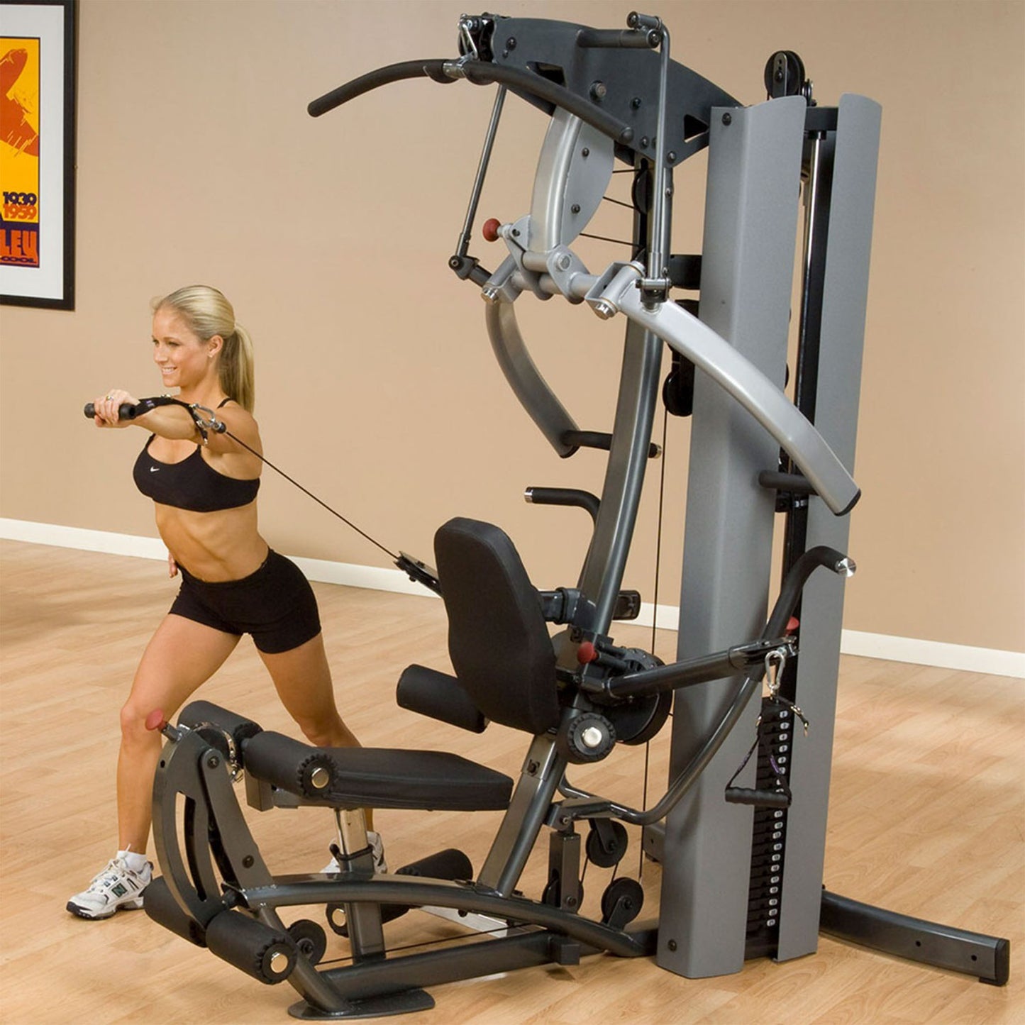 Body-Solid FUSION 600 Bi-Angular Gym with Functional Trainer Arms