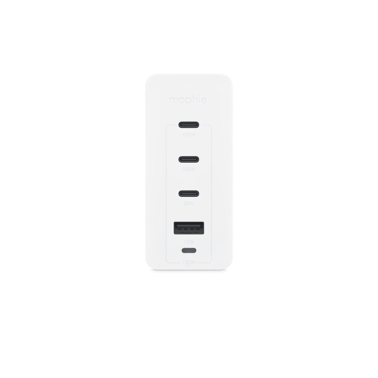 mophie speedport 120 4-port GaN wall charger (120W)