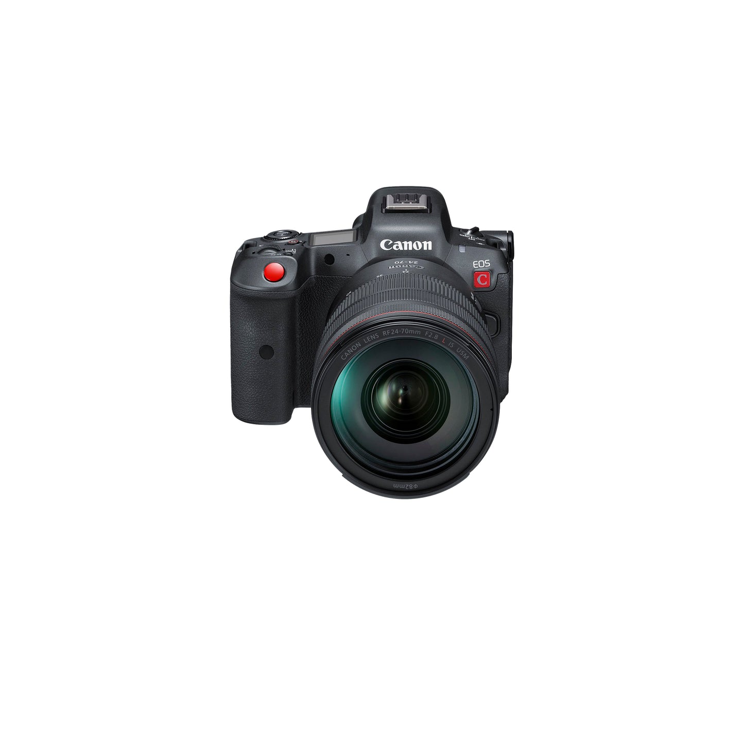 Canon - EOS R5 C 8K Video Mirrorless Cinema Camera with RF 24-70 f/2.8 L IS USM Lens - Black.