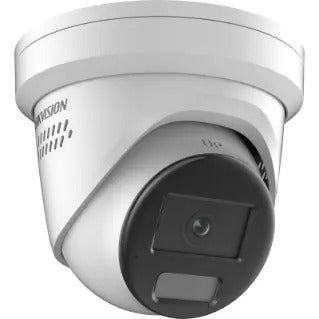 Hikvision CCTV 4 MP ColorVu Strobe Light and Audible Warning Fixed Turret Network Camera (DS-2CD2347G2-LSU/SL)