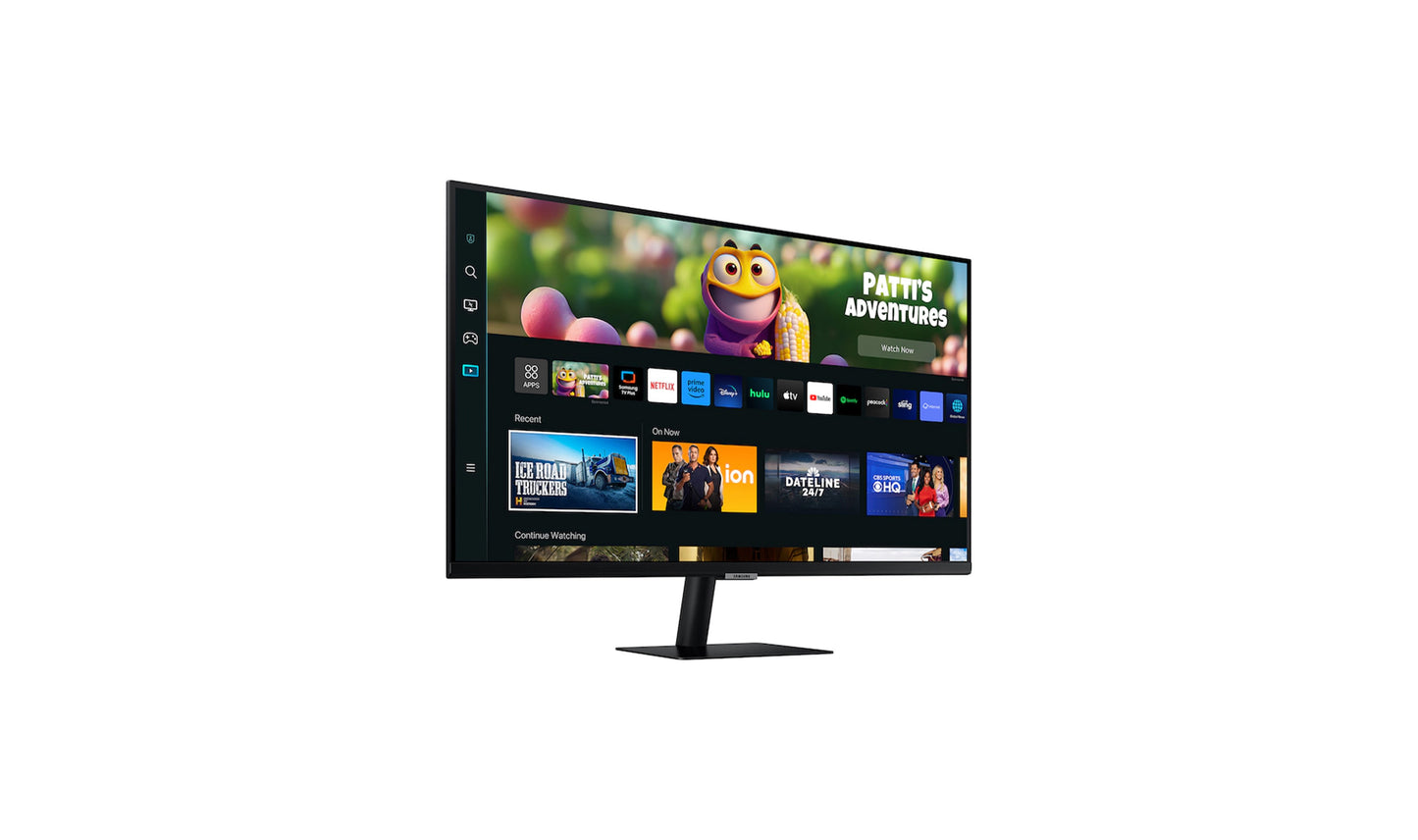 27" M50B FHD Smart Monitor with Streaming TV in Black and White