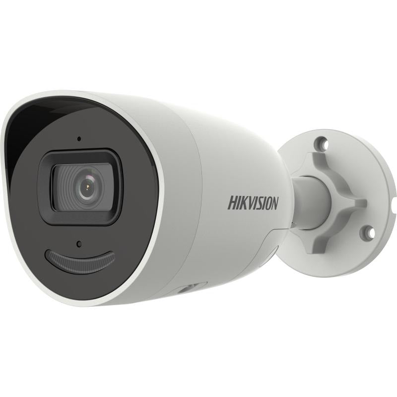 Hikvision CCTV  4 MP AcuSense Strobe Light and Audible Warning Fixed Mini Bullet Network Camera (DS-2CD2046G2-IU/SL)