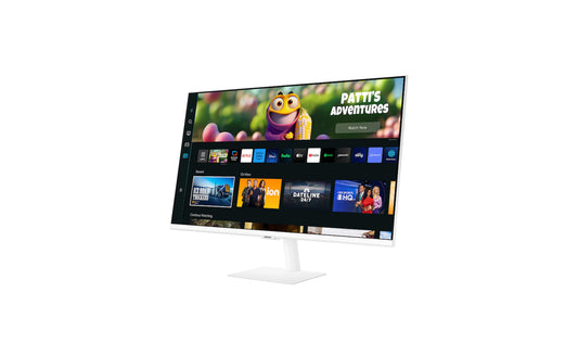 27" M50B FHD Smart Monitor with Streaming TV in Black and White