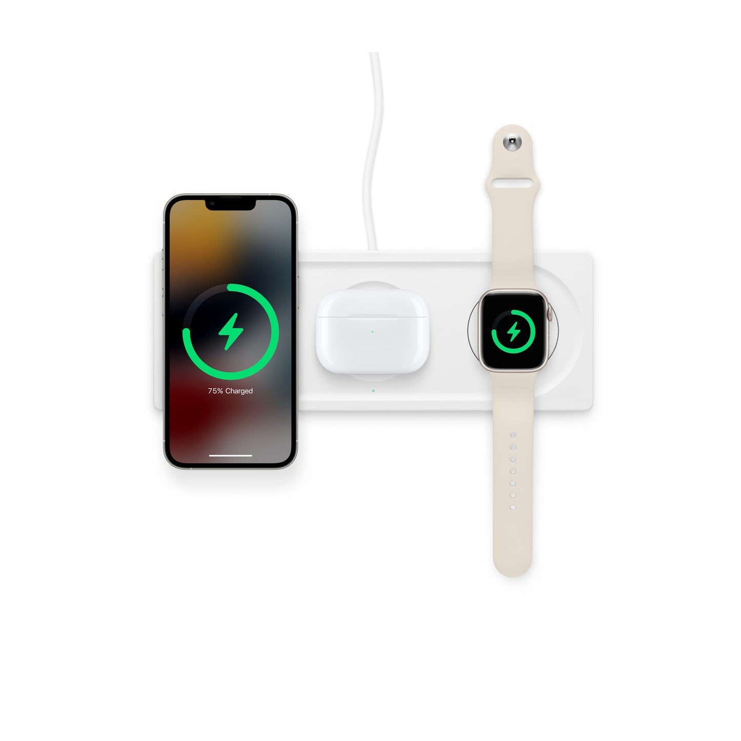 لوحة الشحن اللاسلكية Belkin BOOST↑CHARGE™ PRO 3 في 1 مع MagSafe 