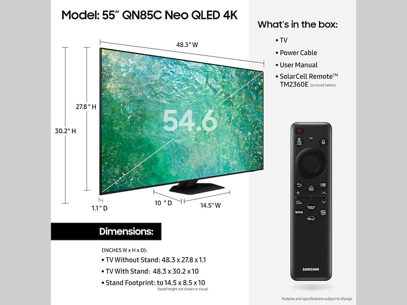 Class QN85C Samsung Neo QLED 4K Smart TV