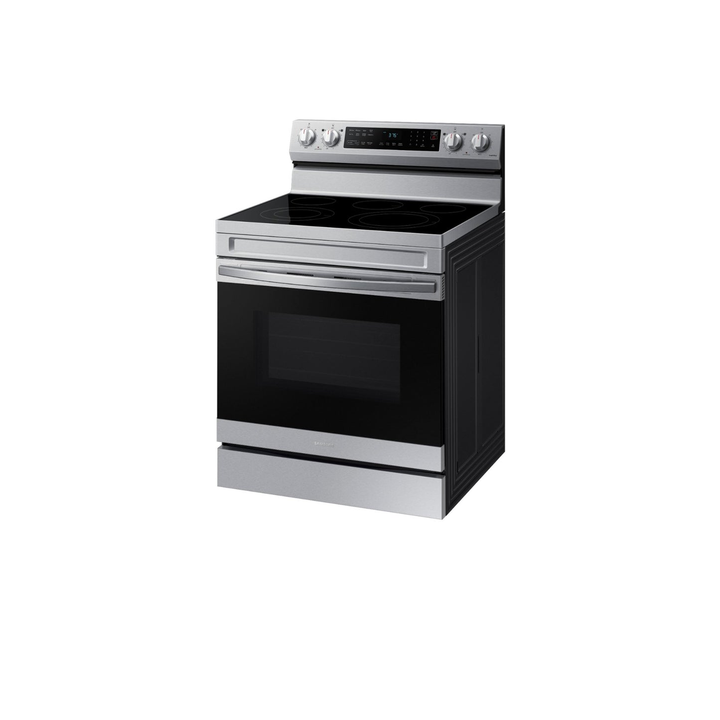 6.3 cu. ft. Smart Freestanding Electric Range with No-Preheat Air Fry & Convection in Stainless Steel.