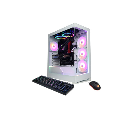 كمبيوتر مكتبي CyberPowerPC Gamer Supreme Liquid Cool SLC10940CPGV2 (أبيض) 