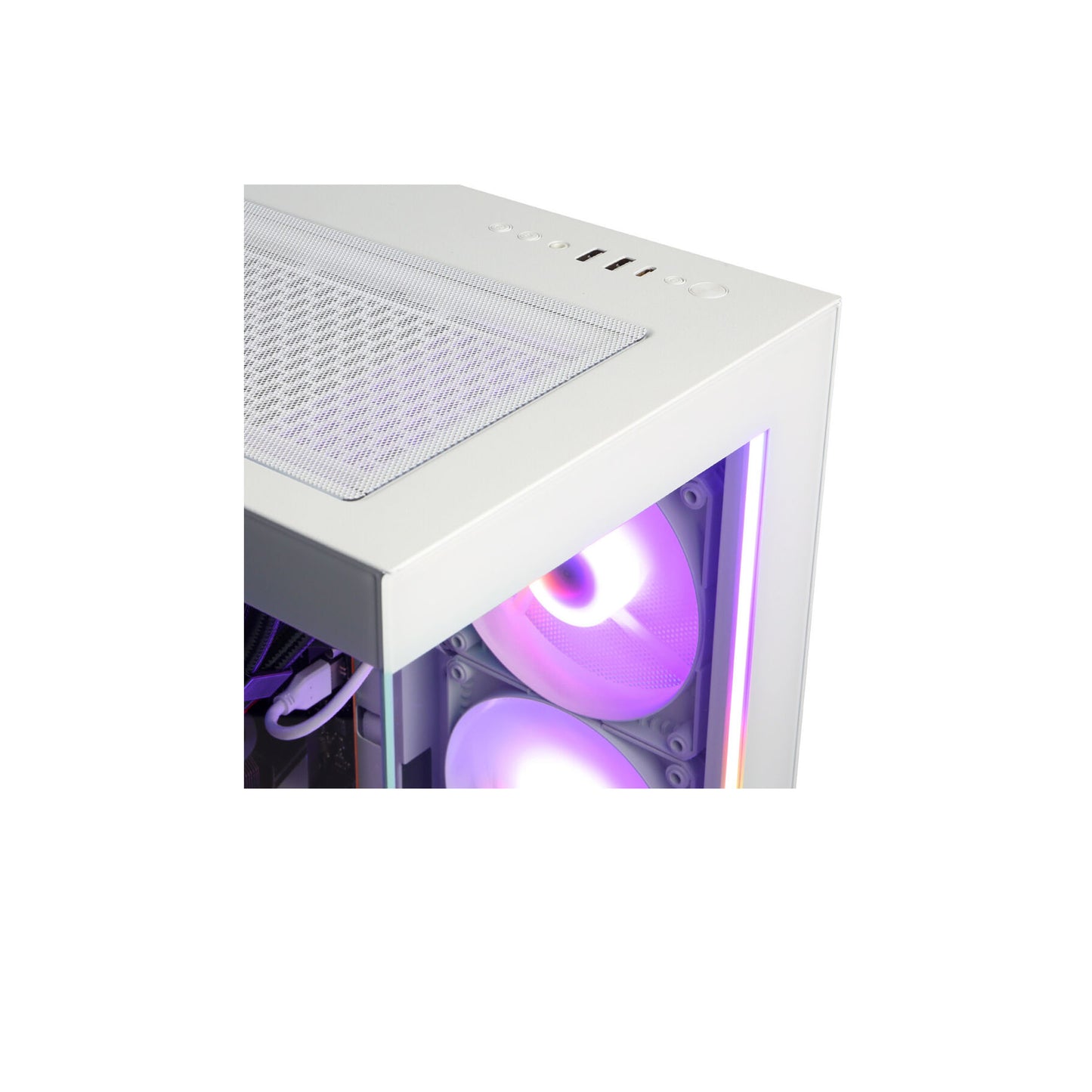 CyberPowerPC Gamer Supreme Liquid Cool GMAI3800CPG Desktop Computer (White)