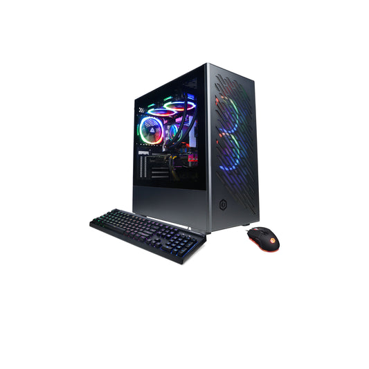 كمبيوتر مكتبي CyberPowerPC Gamer Supreme Liquid Cool SLC10000CPGV16 (أسود) 